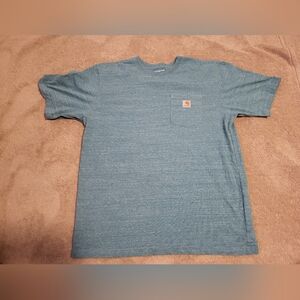 Carhartt Men's Heather Blue Short Sleeve Tee